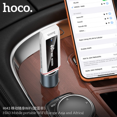 Hoco. HI43 WiFi Portatil USB (EU,AFR)